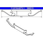 Feder, Bremssattel 11.8116-0273.1