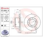 Brembo 09.8556.10 Bremsscheibe PRIME LINE Brembo 09.8556.10 Bremsscheibe PRIME LINE