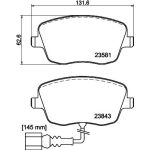 Bremsbelagsatz, Scheibenbremse 8DB 355 018-811