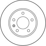 TRW DF1614 Bremsscheibe TRW DF1614 Bremsscheibe