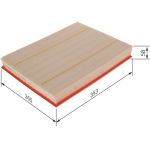 BOSCH F 026 400 055 Luftfilter BOSCH F 026 400 055 Luftfilter