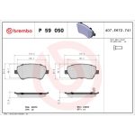 Bremsbelagsatz, Scheibenbremse P 59 050 Bremsbelagsatz, Scheibenbremse P 59 050