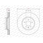 Ferodo DDF3032C-1 Bremsscheibe PREMIER Ferodo DDF3032C-1 Bremsscheibe PREMIER