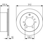 Bremsscheibe 0 986 479 R57