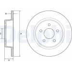 Delphi BG4533 Bremsscheibe
