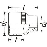 Hazet 880-17 Steckschlüsseleinsatz Hazet 880-17 Steckschlüsseleinsatz