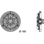 Kupplung, Kühlerlüfter CFC 94 000P Kupplung, Kühlerlüfter CFC 94 000P