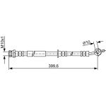 BOSCH 1 987 481 947 Bremsschlauch BOSCH 1 987 481 947 Bremsschlauch