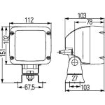 Arbeitsscheinwerfer 1GA 996 150-081