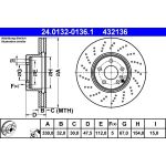 Bremsscheibe 24.0132-0136.1