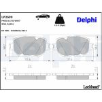 Delphi LP2699 Bremsbelagsatz, Scheibenbremse