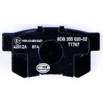 Bremsbelagsatz, Scheibenbremse 8DB 355 020-021 Bremsbelagsatz, Scheibenbremse 8DB 355 020-021
