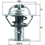 Thermostat, Kühlmittel TX 180 86D