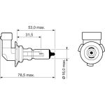 Glühlampe, Fernscheinwerfer 032015 Glühlampe, Fernscheinwerfer 032015