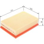 BOSCH F 026 400 345 Luftfilter BOSCH F 026 400 345 Luftfilter