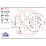 Bremsscheibe 08.A459.10