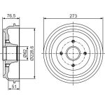 Bremstrommel 0 986 477 282 Bremstrommel 0 986 477 282