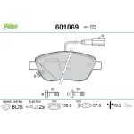 Valeo 601069 Bremsbelagsatz, Scheibenbremse Valeo 601069 Bremsbelagsatz, Scheibenbremse