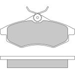 Bremsbelagsatz, Scheibenbremse 1170163 Bremsbelagsatz, Scheibenbremse 1170163