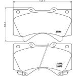 Bremsbelagsatz, Scheibenbremse 8DB 355 013-151 Bremsbelagsatz, Scheibenbremse 8DB 355 013-151