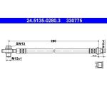 ATE 24.5135-0280.3 Bremsschlauch ATE 24.5135-0280.3 Bremsschlauch