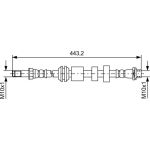 BOSCH 1 987 481 740 Bremsschlauch