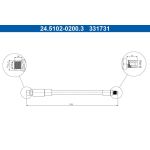 ATE 24.5102-0200.3 Bremsschlauch ATE 24.5102-0200.3 Bremsschlauch