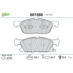 Valeo 601588 Bremsbelagsatz, Scheibenbremse