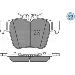 Meyle 025 224 2316/PD Bremsbelagsatz, Scheibenbremse MEYLE-PD: Advanced performance and design Meyle 025 224 2316/PD Bremsbelagsatz, Scheibenbremse MEYLE-PD: Advanced performance and design