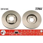 TRW DF4105 Bremsscheibe