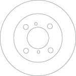 TRW DF4315 Bremsscheibe TRW DF4315 Bremsscheibe
