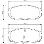 BOSCH 0 986 494 374 Bremsbelagsatz, Scheibenbremse