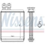 Wärmetauscher, Innenraumheizung 72986 Wärmetauscher, Innenraumheizung 72986