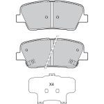 Valeo 601134 Bremsbelagsatz, Scheibenbremse Valeo 601134 Bremsbelagsatz, Scheibenbremse