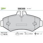 Valeo 598300 Bremsbelagsatz, Scheibenbremse Valeo 598300 Bremsbelagsatz, Scheibenbremse