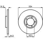 Bremsscheibe 0 986 478 345 Bremsscheibe 0 986 478 345