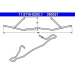 Feder, Bremssattel 11.8116-0292.1 Feder, Bremssattel 11.8116-0292.1