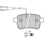 Valeo 601142 Bremsbelagsatz, Scheibenbremse Valeo 601142 Bremsbelagsatz, Scheibenbremse