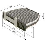 BOSCH 1 987 435 001 Innenraumfilter