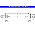 ATE 24.5261-0256.3 Bremsschlauch