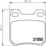 Bremsbelagsatz, Scheibenbremse 8DB 355 007-381