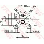 TRW BWK224 Radbremszylinder TRW BWK224 Radbremszylinder