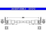 ATE 24.5237-0360.3 Bremsschlauch ATE 24.5237-0360.3 Bremsschlauch