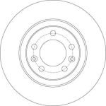 Bremsscheibe DF6134 Bremsscheibe DF6134