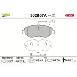 Bremsbelagsatz, Scheibenbremse 302807A Bremsbelagsatz, Scheibenbremse 302807A