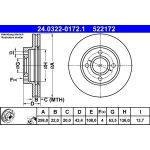 Bremsscheibe 24.0322-0172.1