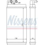 Nissens 70230 Wärmetauscher, Innenraumheizung