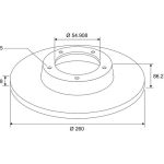 Bremsscheibe 672927