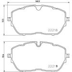 Bremsbelagsatz, Scheibenbremse 8DB 355 024-731 Bremsbelagsatz, Scheibenbremse 8DB 355 024-731