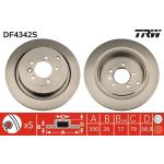 Bremsscheibe DF4342S Bremsscheibe DF4342S